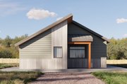 Contemporary Style House Plan - 2 Beds 2 Baths 934 Sq/Ft Plan #1106-184 Exterior 