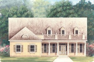 Country Exterior - Front Elevation Plan #119-268