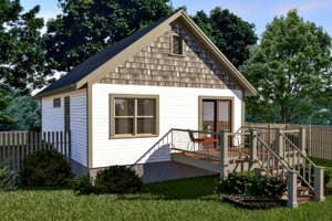 Exterior - Other Elevation for Craftsman House Plan #79-101 - 2 bed, 1 bath