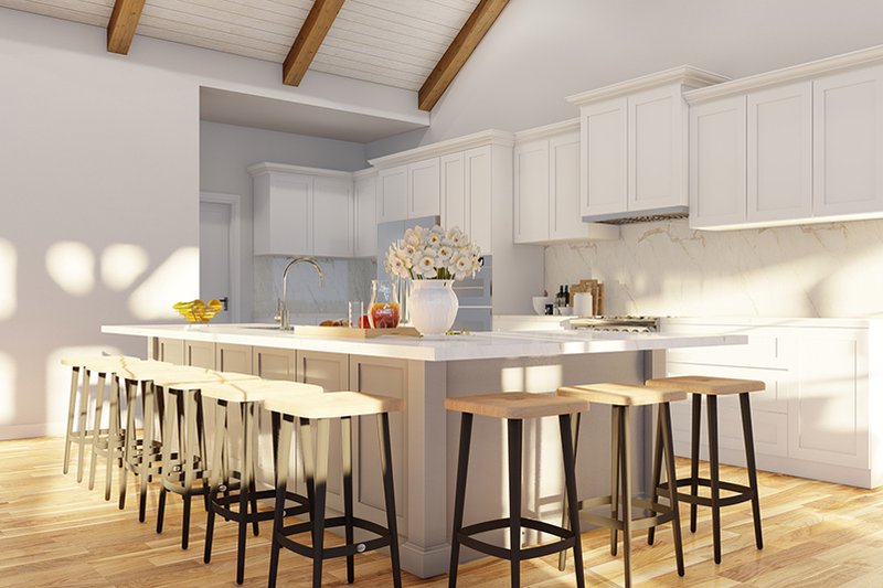 Home Plan - Interior - Kitchen for Farmhouse House Plan #923-327 - 3 bed, 2.5 bath