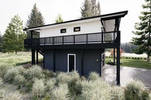 Exterior - Other Elevation for Country House Plan #1101-25 - 2 bed, 1 bath