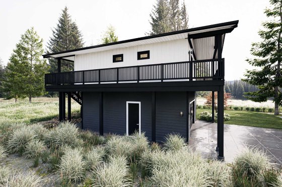 Exterior - Other Elevation for Country House Plan #1101-25 - 2 bed, 1 bath