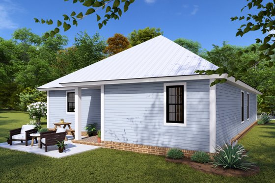 Exterior - Other Elevation 2 for Cottage House Plan #513-2043 - 3 bed, 2 bath