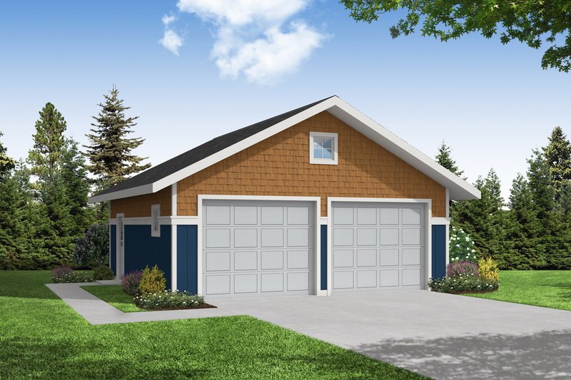 Dream House Plan - Craftsman Exterior - Front Elevation Plan #124-631