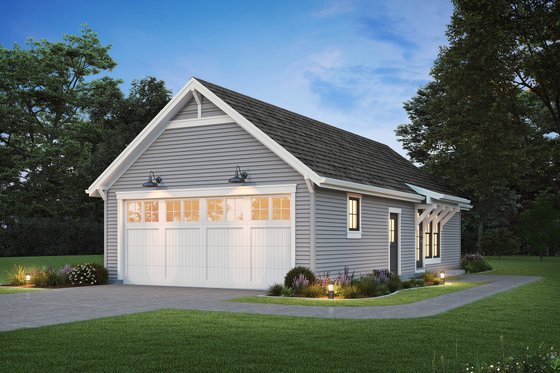 Exterior - Other Elevation for Traditional House Plan #48-1132 - 1 bed, 1 bath