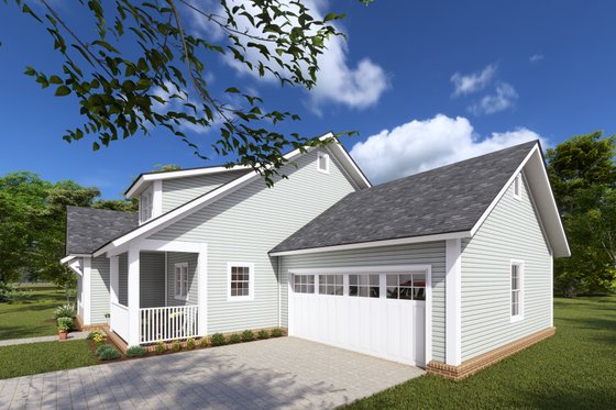 Exterior - Other Elevation House Plan #513-2077 - 3 bed, 2 bath