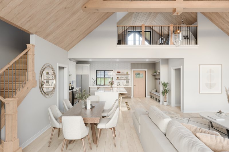 Dream House Plan - Interior - Dining Room for Country House Plan #1089-60 - 2 bed, 2 bath