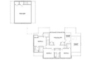 Colonial Style House Plan - 4 Beds 5 Baths 3319 Sq/Ft Plan #8-101 