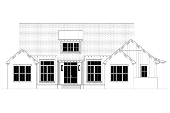 Exterior - Front Elevation 7 for Farmhouse House Plan #430-336 - 3 bed, 2.5 bath