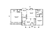 Southern Style House Plan - 4 Beds 3.5 Baths 3050 Sq/Ft Plan #81-1449 