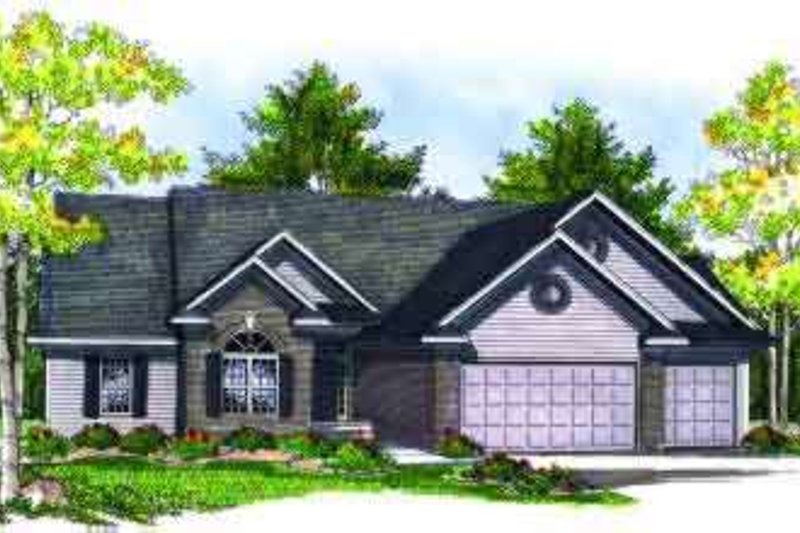 Architectural House Design - Traditional Exterior - Front Elevation Plan #70-703