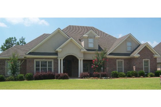 Exterior - Front Elevation for Traditional House Plan #63-196 - 3 bed, 2.5 bath