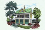 Beach Style House Plan - 2 Beds 2 Baths 1110 Sq/Ft Plan #45-215 