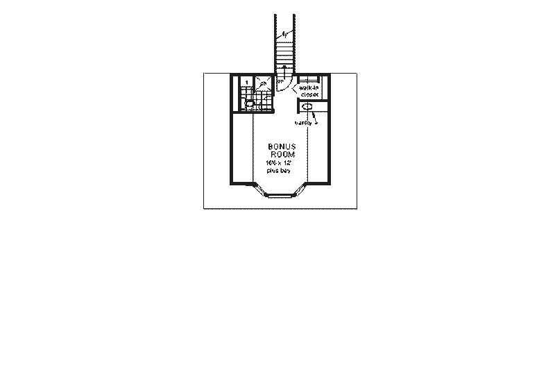 Dream House Plan - Floor Plan - Upper Floor for Ranch House Plan #18-207 - 4 bed, 3 bath