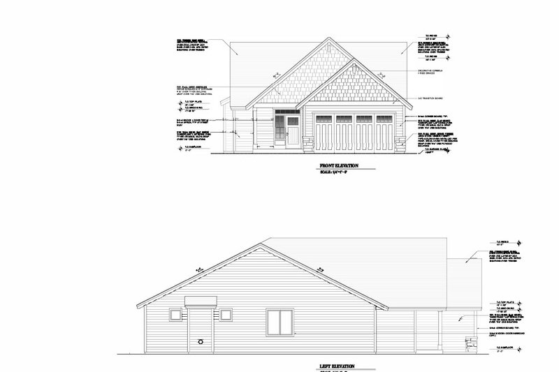 Dream House Plan - Exterior - Other Elevation for Craftsman House Plan #53-714 - 3 bed, 2 bath