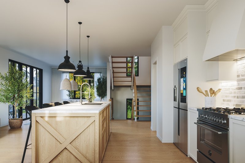 Dream House Plan - Interior - Kitchen 2 for Farmhouse House Plan #23-2782 - 5 bed, 2.5 bath