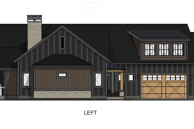 Dream House Plan - Exterior - Other Elevation 1 for Craftsman House Plan #1069-29 - 3 bed, 2.5 bath
