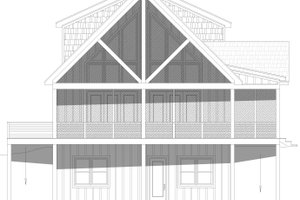 Exterior - Other Elevation for Country House Plan #932-1156 - 4 bed, 3.5 bath