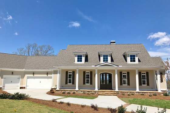 Exterior - Front Elevation 4 for Farmhouse House Plan #437-93 - 4 bed, 3.5 bath