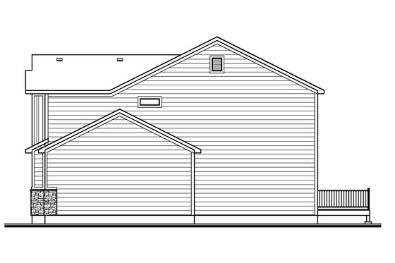 Exterior - Other Elevation 1 for Traditional House Plan #1073-7 - 3 bed, 2.5 bath