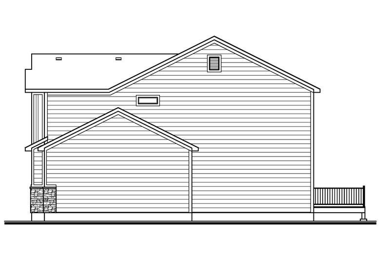 House Design - Exterior - Other Elevation 1 for Traditional House Plan #1073-7 - 3 bed, 2.5 bath
