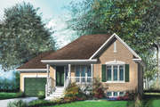 Traditional Style House Plan - 2 Beds 1 Baths 926 Sq/Ft Plan #25-4121 