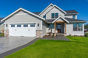 Farmhouse Exterior - Front Elevation Plan #1070-51