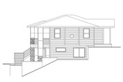 Modern Style House Plan - 3 Beds 2 Baths 3029 Sq/Ft Plan #124-1457 Exterior 