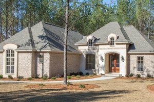 Exterior - Front Elevation 3 for European House Plan #430-136 - 3 bed, 2.5 bath