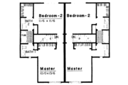 Modern Style House Plan - 2 Beds 3 Baths 2184 Sq/Ft Plan #303-209 