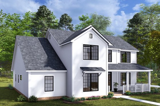 Exterior - Other Elevation 3 for Farmhouse House Plan #513-2270 - 4 bed, 3.5 bath
