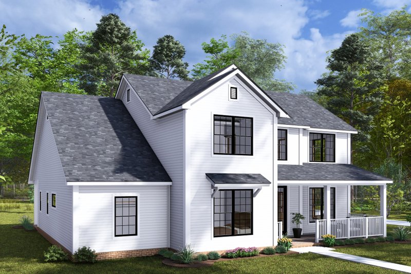 House Blueprint - Exterior - Other Elevation 3 for Farmhouse House Plan #513-2270 - 4 bed, 3.5 bath