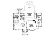Craftsman Style House Plan - 3 Beds 4 Baths 4007 Sq/Ft Plan #124-1000 
