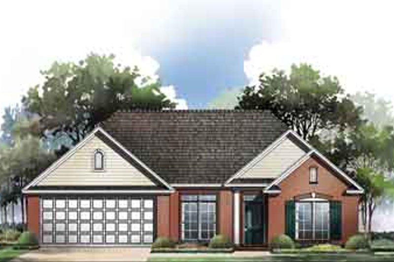 Dream House Plan - Traditional Exterior - Front Elevation Plan #21-162