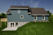 Craftsman Style House Plan - 3 Beds 2 Baths 1515 Sq/Ft Plan #1116-22 Exterior 