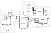 European Style House Plan - 4 Beds 5.5 Baths 3741 Sq/Ft Plan #137-111 