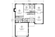 Traditional Style House Plan - 4 Beds 2.5 Baths 2580 Sq/Ft Plan #25-2086 