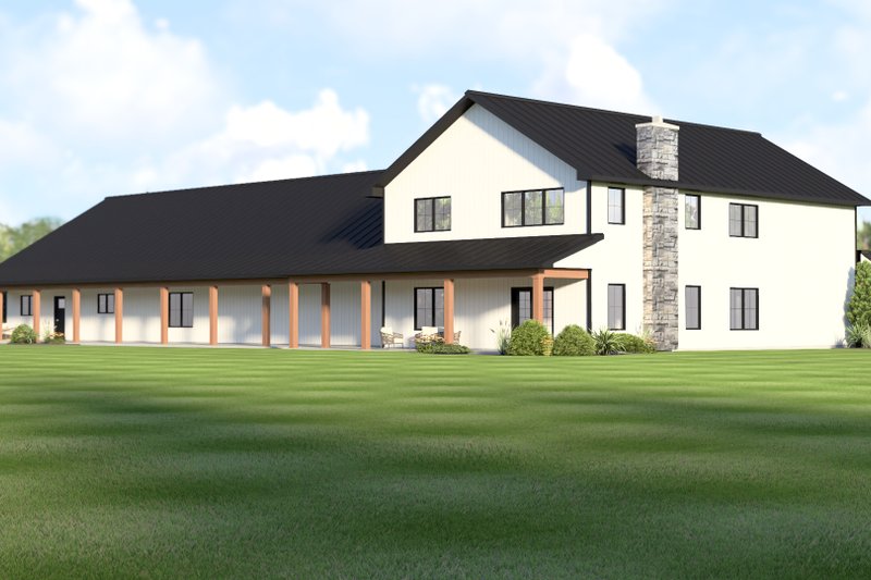 House Blueprint - Exterior - Other Elevation for Barndominium House Plan #1064-452 - 6 bed, 4.5 bath