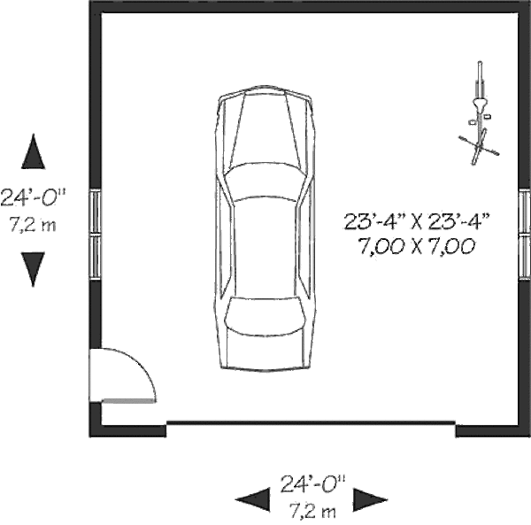 House Blueprint - Traditional Floor Plan - Main Floor Plan #23-878