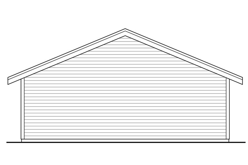Architectural House Design - Exterior - Rear Elevation for Cottage House Plan #124-1101, 0.5 bath