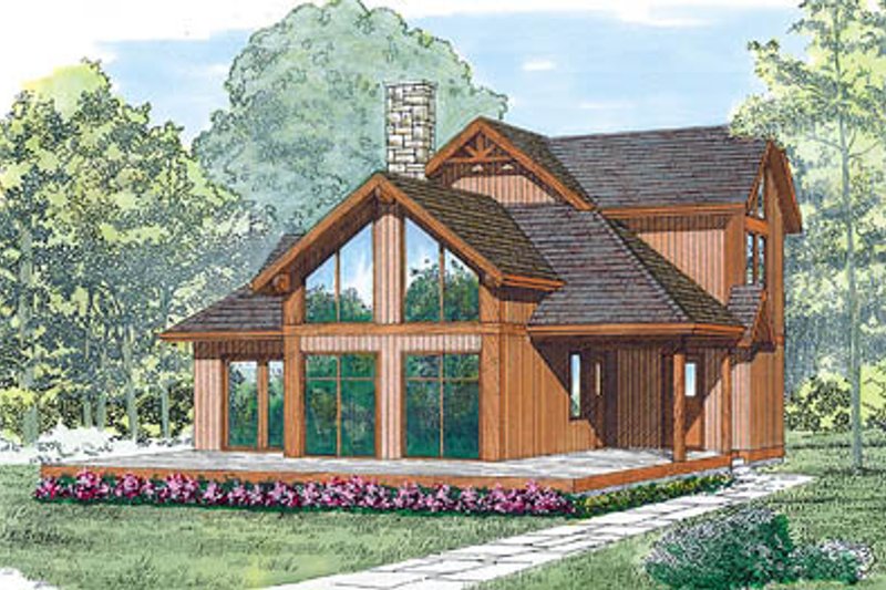 House Plan Design - Exterior - Front Elevation Plan #47-212