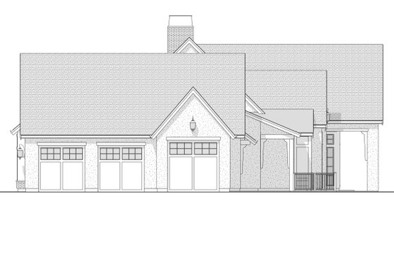 Exterior - Other Elevation 2 for Farmhouse House Plan #1114-92 - 2 bed, 2.5 bath