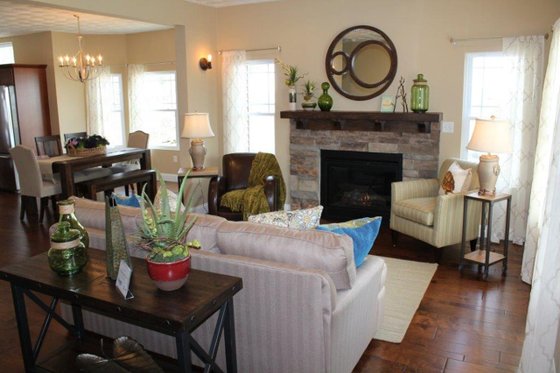 Interior - Family Room for Craftsman House Plan #20-2325 - 4 bed, 3.5 bath