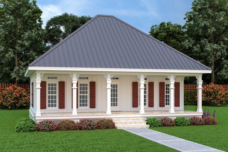 Dream House Plan - Southern Exterior - Front Elevation Plan #45-601