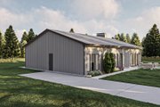 Barndominium Style House Plan - 3 Beds 2.5 Baths 2731 Sq/Ft Plan #455-622 Exterior 