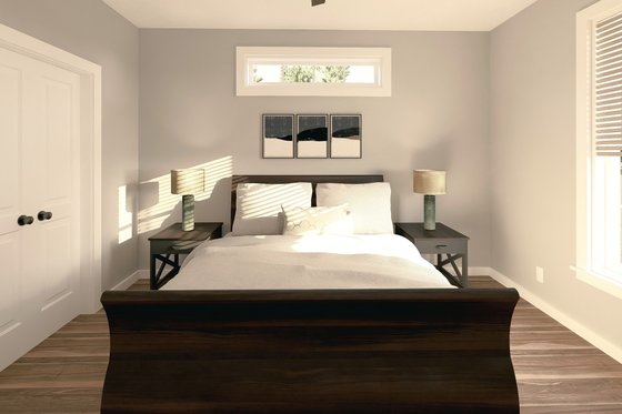 Interior - Bedroom for Country House Plan #44-267 - 2 bed, 2 bath