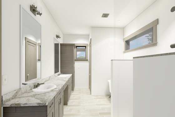 Interior - Master Bathroom for Ranch House Plan #1069-34 - 3 bed, 2.5 bath