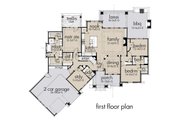 Craftsman Style House Plan - 3 Beds 3 Baths 2397 Sq/Ft Plan #120-193 