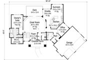 Craftsman Style House Plan - 4 Beds 3.5 Baths 3997 Sq/Ft Plan #51-457 