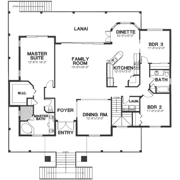 Floor Plan - Main Floor Plan #115-149